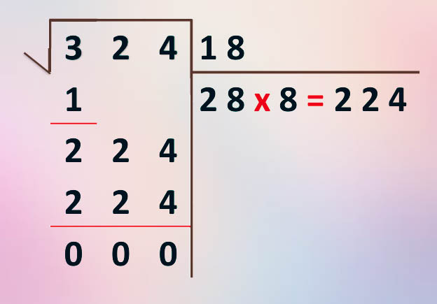 Calculadora de raíz cuadrada con procedimiento