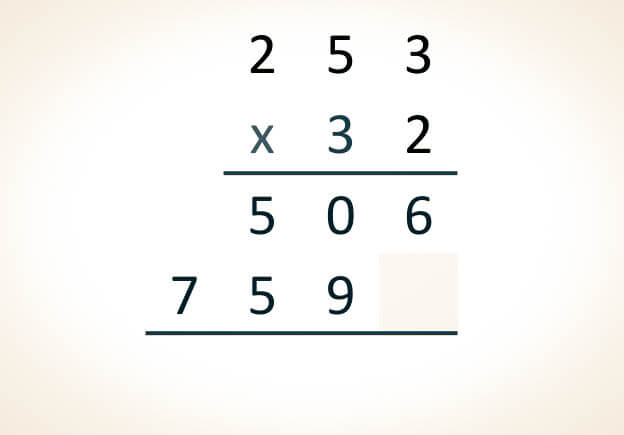 Multiplicación de dos cifras