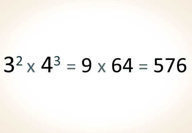 Multiplicación de potencias